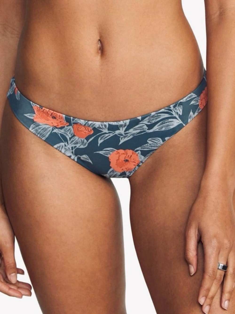 RVCA Women's Standard Swimsuit Bikini Bottom Cheeky Cut